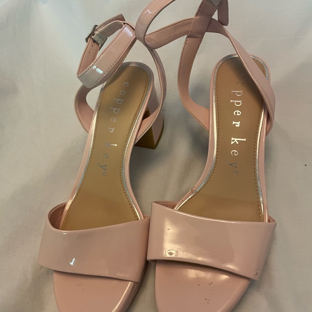 Copper Key Pink Heels Slingback Sophistication